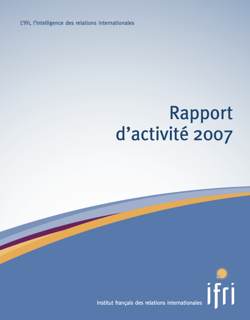 2007 - Couverture du Rapport annuel de l'Ifri