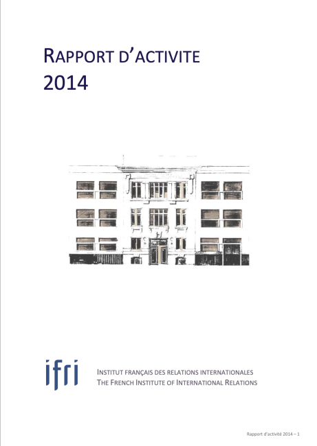 2014 - Couverture du Rapport annuel de l'Ifri