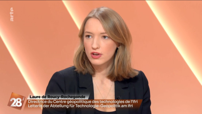 Laure de Roucy-Rochegonde, invitée de "28 minutes" sur Arte