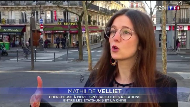 Mathilde Velliet interrogée sur les tarifs douaniers américains pour TF1